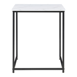 3-częściowy marmurowy stolik kawowy Trollhättan, biały [en.casa]