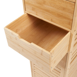 Boksereys jednostka wysoka 180x35x35 cm bambus [en.casa]