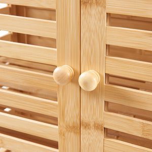 Szafka łazienkowa Raurgela 180x80x40 cm bambus [en.casa]