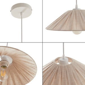 Lampa wisząca Bridge biały/beżowy [lux.pro]