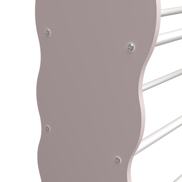 Półka dziecięca Vestnes z 12 pojemnikami do przechowywania 78x86x27 cm Cotton Candy/Biały [en.casa]