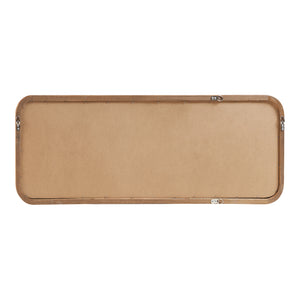 Lustro ścienne Ristijarvi 120x40 cm brązowe [en.casa]