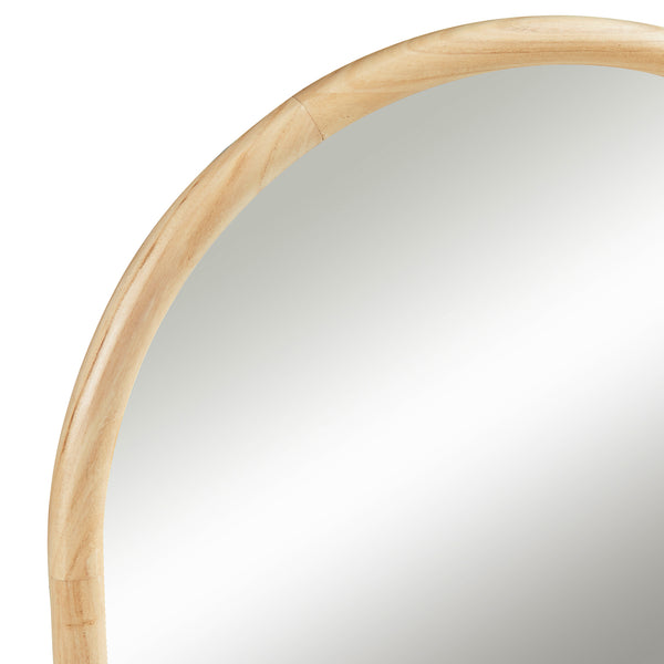 Lustro ścienne Podena 90x60 cm naturalne [en.casa]