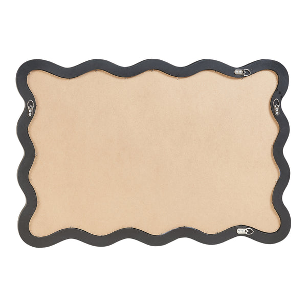 Lustro ścienne Koster 90x60 cm czarne [en.casa]