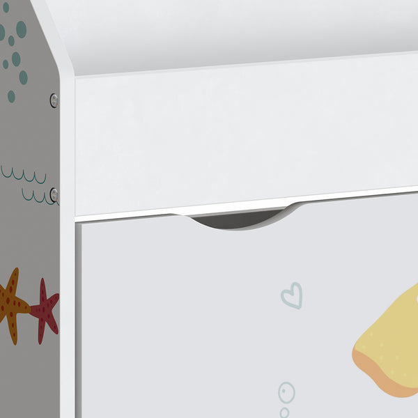 Półka dziecięca Aarnskona 70x63x30 cm motyw Aqua Dream [en.casa]