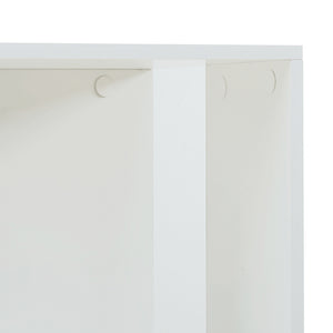 Regał obrotowy Fjelmarirg 109x34x34 cm Biały [en.casa]