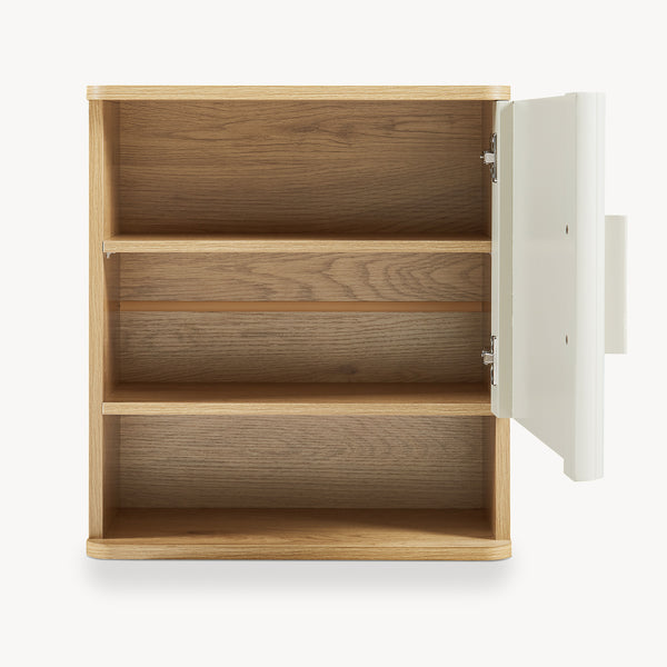 Szafka wisząca Ferrersp 50x45x24 cm dąb optyka/piaskowy [en.casa]