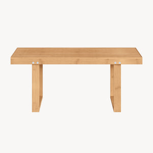 Ławka Aarela 91x41x38 cm bambus [en.casa]