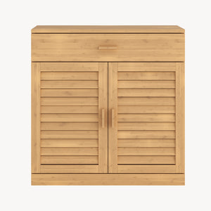 Szafka na buty Aarela 67x66x34 cm bambus [en.casa]