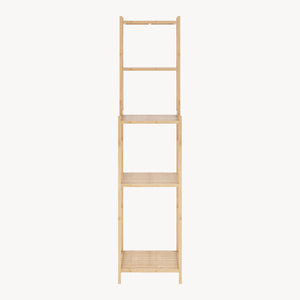 Regał łazienkowy Anun 128x30x30 cm bambus naturalny [en.casa]