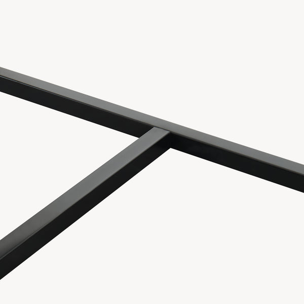 Stojak na ubrania Norjad 160x80x41 cm metal czarny [en.casa]