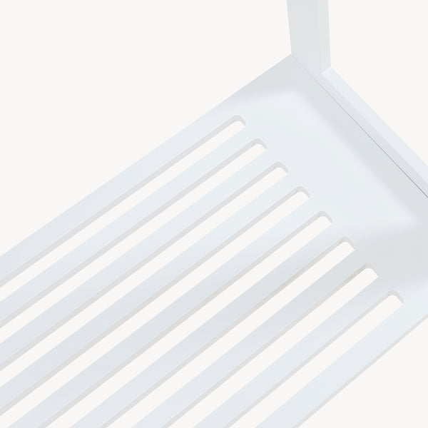 Wieszak na płaszcze Langeskov 78x75x35cm Biały [en.casa]