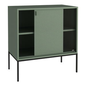 Kredens Eidsvoll 80x45x85cm zielony [en.casa]