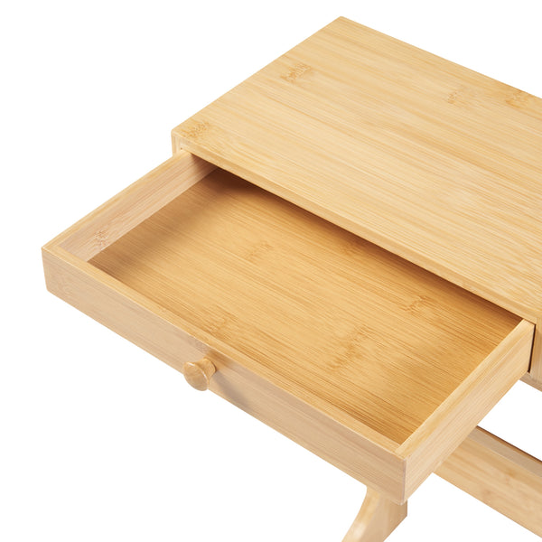 Stojak na monitor Hallstahammar 56x18x9,5 cm bambus [en.casa]