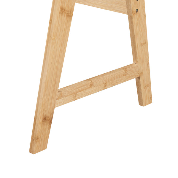 Biurko bambusowe Härryda 107x47x81 cm naturalne [en.casa]