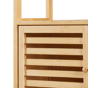 Półka łazienkowa Haugesund 158x60x26 cm bambus [en.casa]