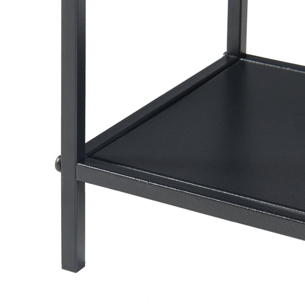 Stolik konsola Beesel 655x60x20 cm czarny [en.casa]