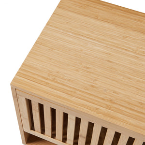 Stolik nocny Ypäjä 50x42x39cm bambus [en.casa]