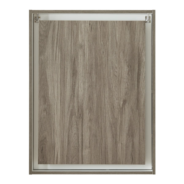 Składany stolik ścienny Greve biały / wygląd drewna [en.casa]