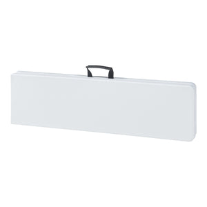 Zestaw ławka składana Ljusnarsberg 2-częściowy Biały [en.casa]