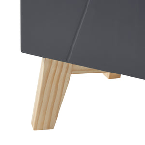 Szafka wysoka Overath 160x30x30cm szara [en.casa]