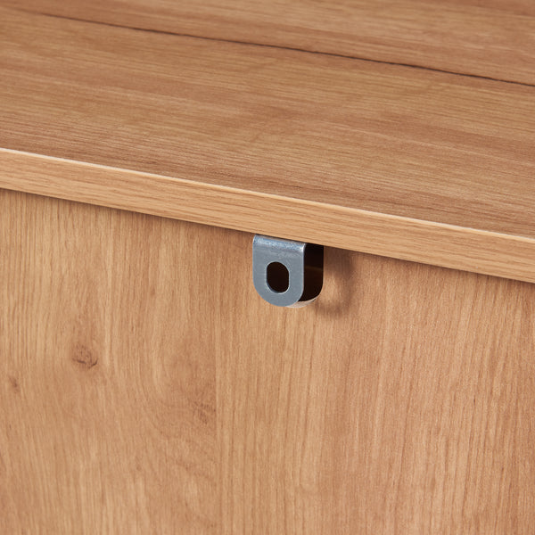 Kredens Varkaus 75x140x40cm MDF o wyglądzie dębu [en.casa]