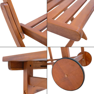 Zestaw mebli ogrodowych Ancarano 5-częściowy z drewna akacjowego z certyfikatem FSC® [en.casa]