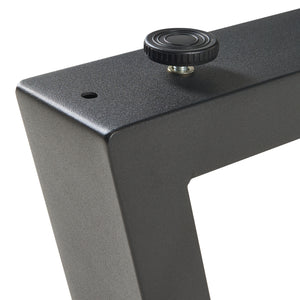 Stelaż do stołu zestaw 2 sztuk Lyngby 72x55/70cm czarny [en.casa]