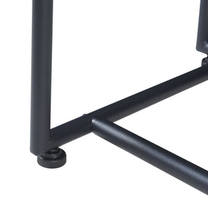 Konsola Nordfron 120x40x75 cm marmur, biały [en.casa]