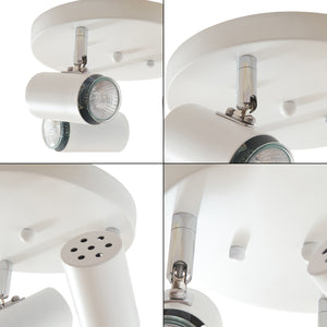 Bathgate lampa sufitowa 3 x GU10 biały [lux.pro]