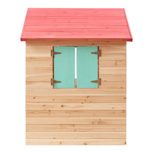 Domek do zabawy dla dzieci Lulä 130x115x101 cm drewno [casa.pro]