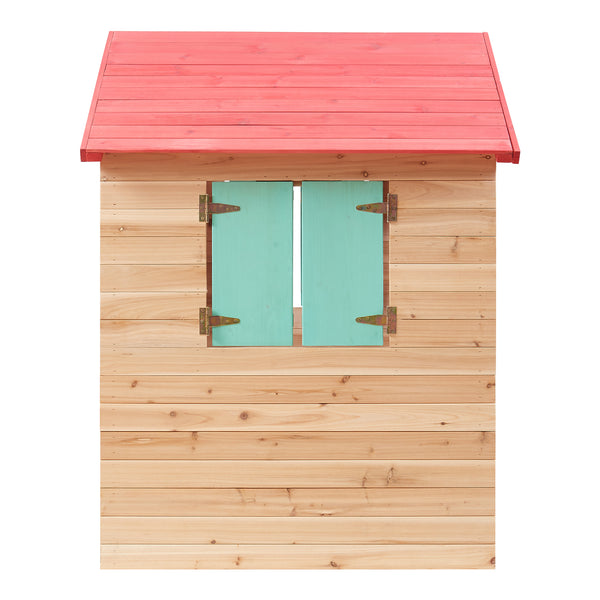 Domek do zabawy dla dzieci Lulä 130x115x101 cm drewno [casa.pro]