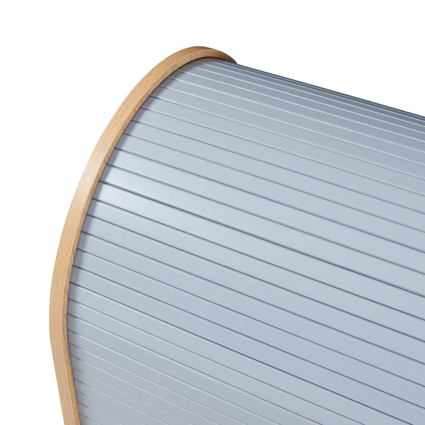 Szafa na rolety Kavlinge 80x60x40 cm bambus/szary [en.casa]