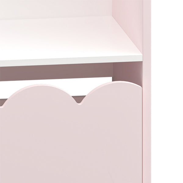 Półka dziecięca Vestnes 114x91x30 cm Cotton Candy/Biała [en.casa]