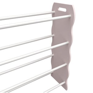 Półka dziecięca Vestnes z 12 pojemnikami do przechowywania 78x86x27 cm Cotton Candy/Biały [en.casa]