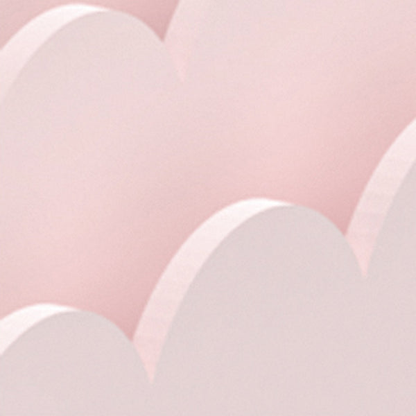 Półka dziecięca Vestnes 48x61x30 cm Cotton Candy/Biała [en.casa]