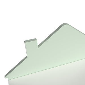 Pudełko na zabawki Vipsali 56x60x33 cm miętowy zielony/biały [en.casa]