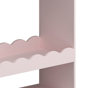 Szafa dziecięca Vestnes z lustrem 115x63x38 cm Cotton Candy [en.casa]