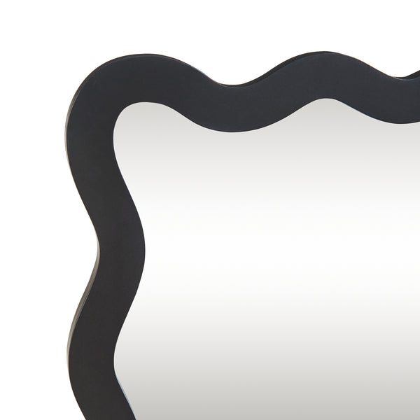 Lustro ścienne Koster 90x60 cm czarne [en.casa]