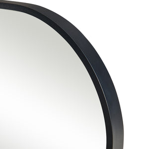 Lustro ścienne Tarvindak 120x40 cm czarne [en.casa]