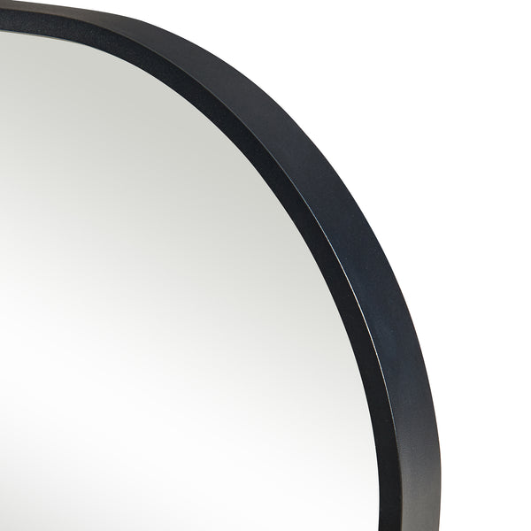 Lustro ścienne Tarvindak 120x40 cm czarne [en.casa]