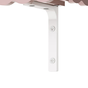 Półka ścienna dla dzieci zestaw 2 Vestnes 80x17x4 cm Cotton Candy [en.casa]