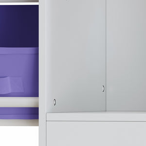 Półka dziecięca Farusa 80x90x30 cm motyw Aqua Dream [en.casa]