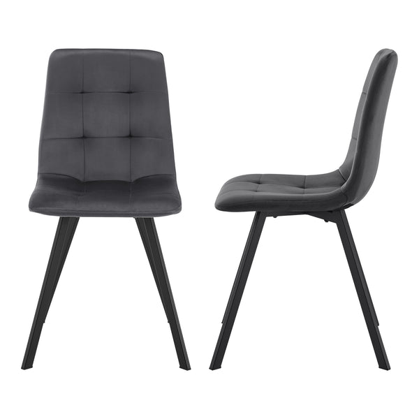 Zestaw jadalniany Lindesberg 5-częściowy ciemnoszary [en.casa]