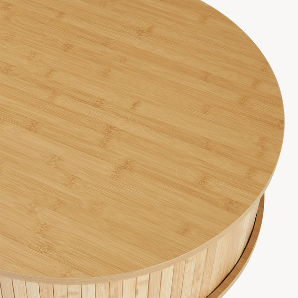 Stolik nocny Nordkapp 45x60 cm bambus [en.casa]