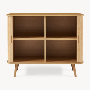 Szafka boczna Nordkapp 100x40x80 cm bambus [en.casa]