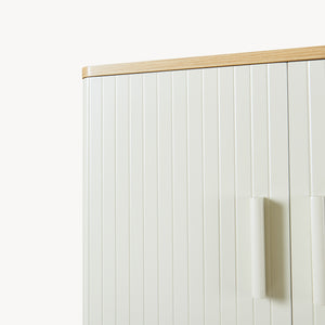 Szafka łazienkowa Ferrersp 160x63x20 cm dąb optyka/piaskowy kolor [en.casa]