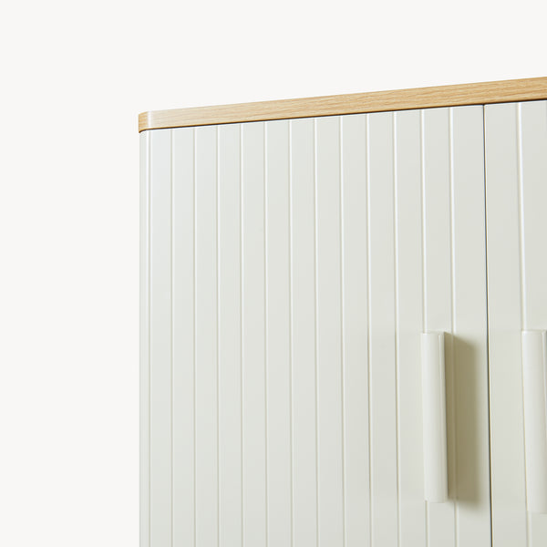 Szafka łazienkowa Ferrersp 160x63x20 cm dąb optyka/piaskowy kolor [en.casa]