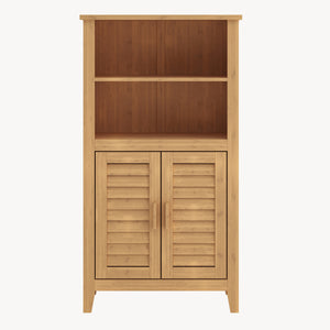 Szafka boczna Rirg 92x50x25 cm bambus naturalny [en.casa]