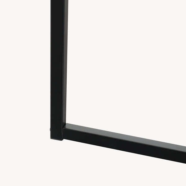 Stojak na ubrania Norjad 160x80x41 cm metal czarny [en.casa]